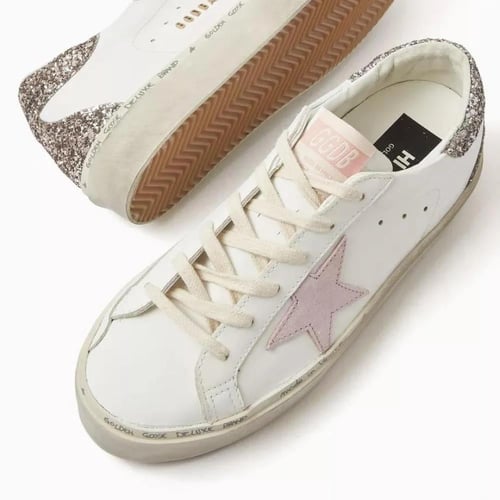 Golden Goose Hi Star Leather Sneakers