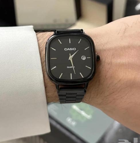 ساعة كاسيو رجالي اللون اسود