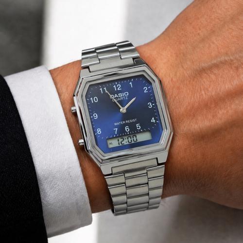 ساعة كاسيو CASIO VINTAGE ازرق