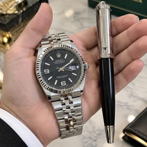 ساعة رولكس ROLEX مع قلم هدية