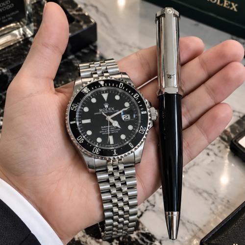 ساعة رولكس ROLEX مع قلم هدية