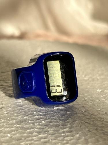 خاتم استغفار رقمي بشاشه رقميه - لون كحلي