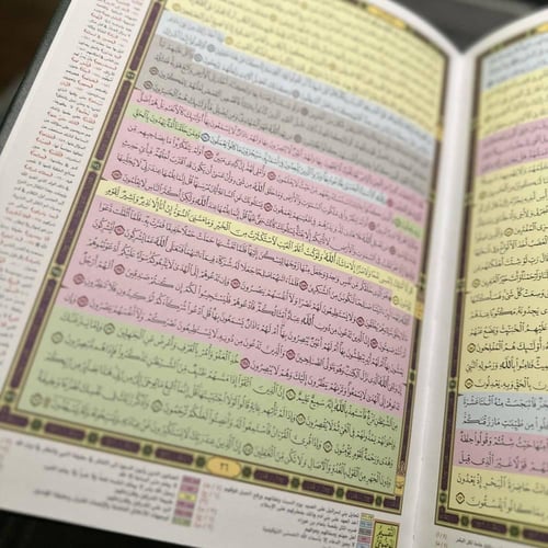 مصحف قيام حجم ٢٥/٣٥ سم - لون أزرق