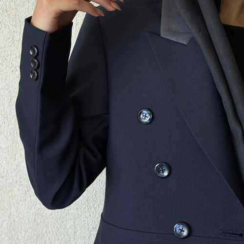 Blazer with gray details