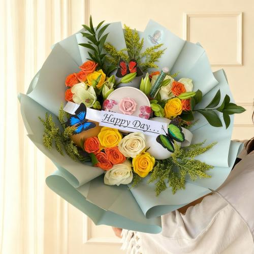 باقة الاحتفال