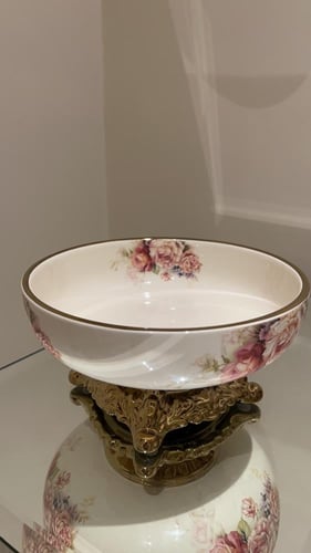 صينية تقديم ارتفاع ١٠ سم قطر الصحن ٢٠ سم