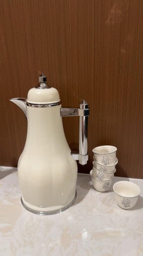 طقم ترامس الثريا سعة لتر لون فضي