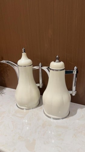 طقم ترامس الثريا سعة لتر لون فضي