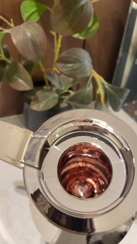 طقم ترامس الثريا اوف وايت مسكات ذهبي