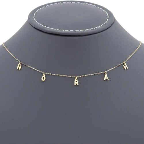 تشوكر حروف من ذهب