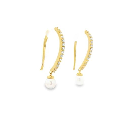 حلق ذهب عيار 18