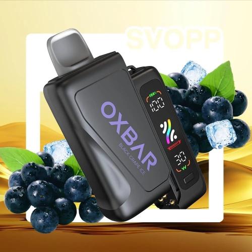 جهاز أوكس بار 25 ألف سحبة نكهة عنب أسود آيس 5mg OX...
