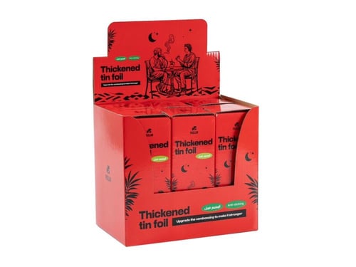 قصدير ألمنيوم سميك FOILUX أحمر 2000 سم × 12 سم