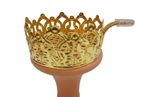 شبّاك فحم تاج ذهبي – بديل القصّير للشيشة