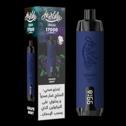 سحبه شيشة هوانا 17000 الف موشة 3نيكوتين HAUANA OOK...