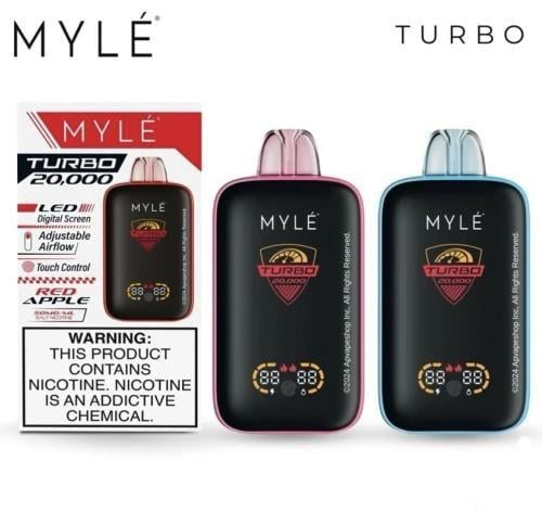 سحبة مايلي تيربو 20000 الف موشة MYLE TURBO 2000 PU...