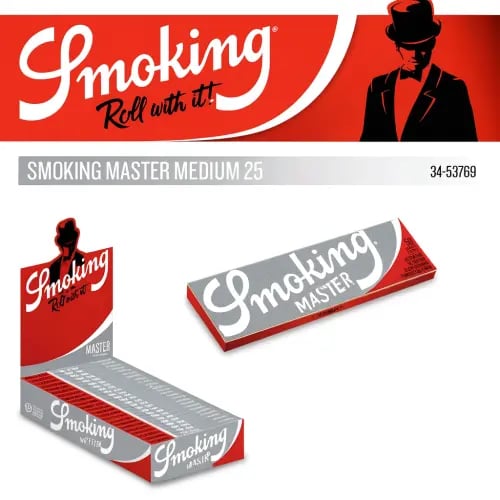 ورق لف سموكينج ماستر ميديوم – Smoking Master Mediu...