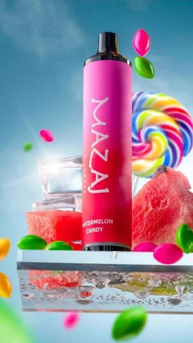 سحبه مزاج ديمون 5000 سحبه 50 نيكوتين ديسبوزبل Maza...