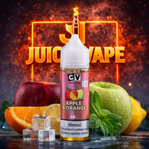 نكهة سي في تفاح وبرتقال آيس 60 مل – نيكوتين 3 مل C...