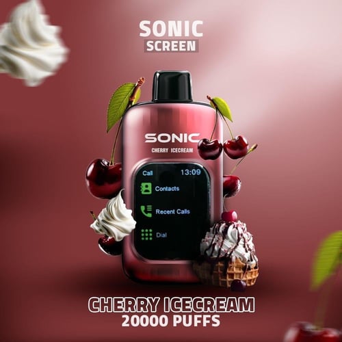 سحبة سونيك سكرين 20000 الف سحبة 50 نيكوتين SONIC S...