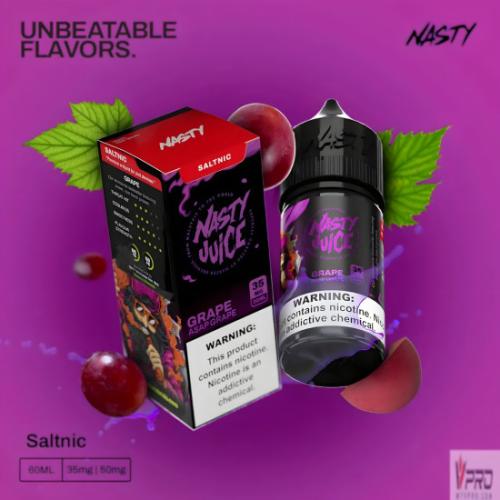 نكهة ناستي عنب – سالت نيكوتين (Nasty Grape ASAP Sa...