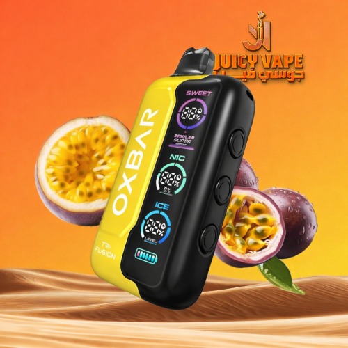 جهاز أوكس بار تراي فيوجن 40000 سحبة باشن فروت – ني...