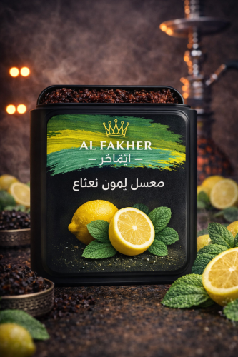 معسل الفاخر ليمون نعناع – 250 جرام Al Fakher Lemon...