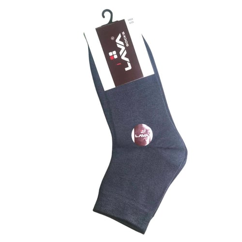 شراب رجالي نصف الساق بلون رصاصي غامق