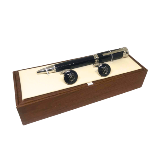 طقم رجالي ماركة دنهل قلم مع كبك