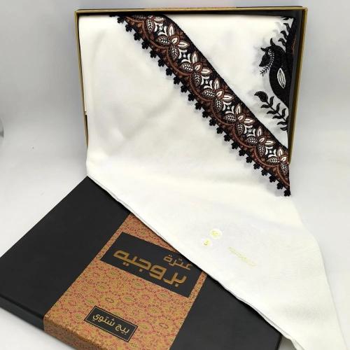 غترة بروجيه شتوي مطرز 3