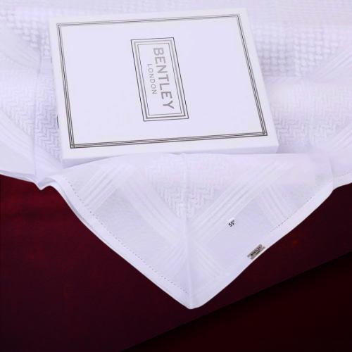 شماغ بنتلي أبيض BW3