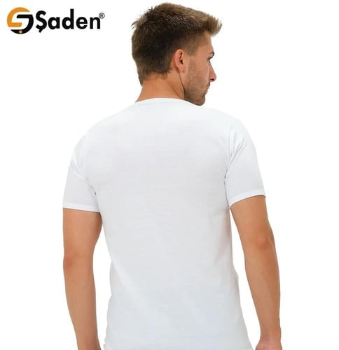 فانيلة شادن نص كم رقبة دائرية (6 قطع)