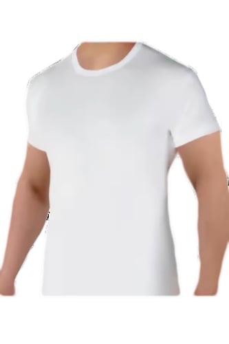 فنايل دروش رجالي نص كم رقبة دائرية