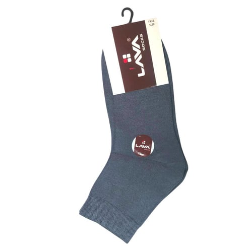 شراب رجالي نصف الساق بلون رصاصي غامق