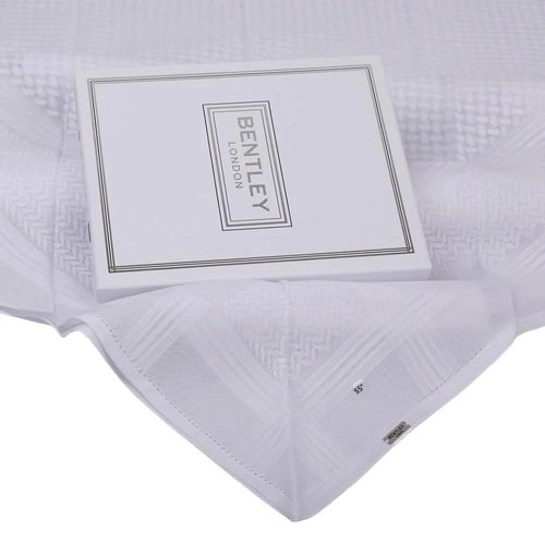 شماغ بنتلي أبيض BW3