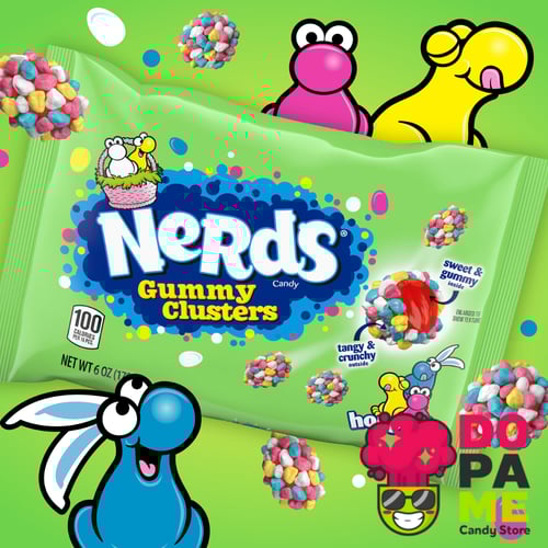 Nerds gummy clusters hoping