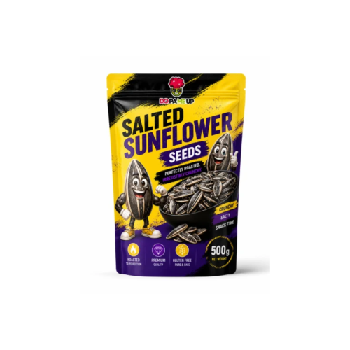 Salted sunflower seeds