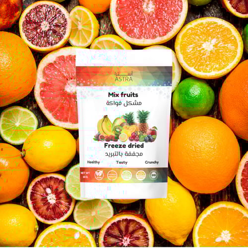 مشكل فواكة مجففة بالتبريد