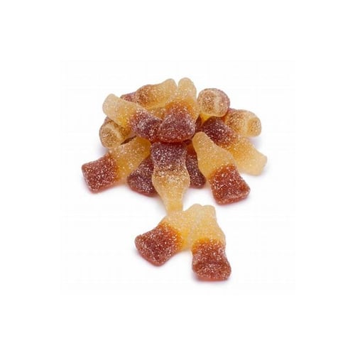 Cola bottles jelly gummies