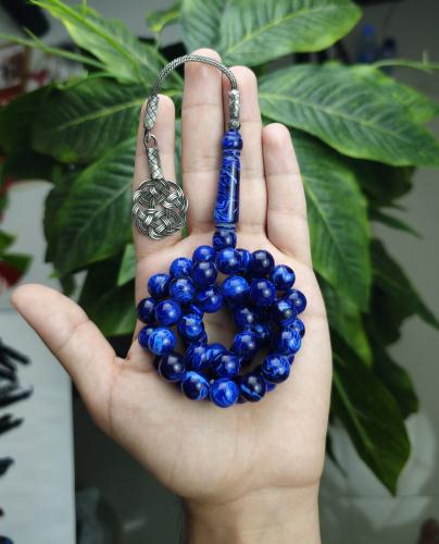 سبحة بكلايت بلومون طربزونة فضة