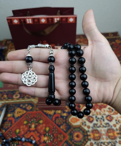 طقم قلم + سبحة بكلايت مجانا