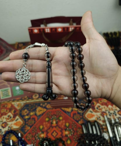 طقم قلم + سبحة بكلايت مجانا