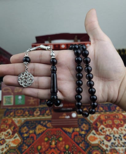 طقم قلم + سبحة بكلايت مجانا