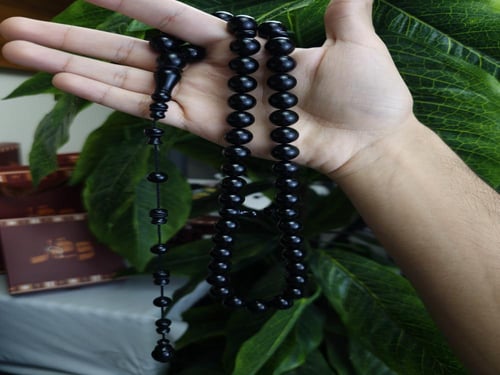 سبحة فاتوران اسود ملكي تمليكة