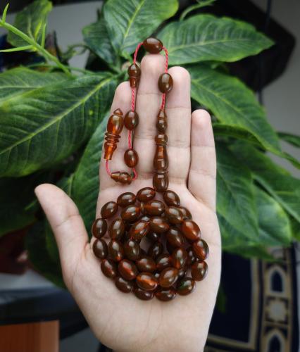 سبحة فاتوران عسلي تمليكة