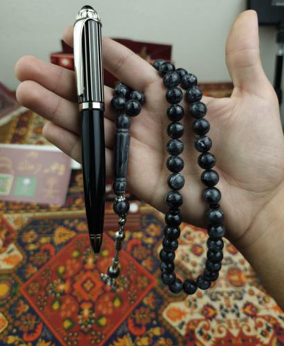 طقم قلم + سبحة بكلايت مجانا