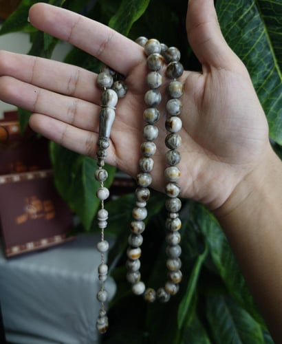 سبحة فاتوران رصاصي ملكي تمليكة