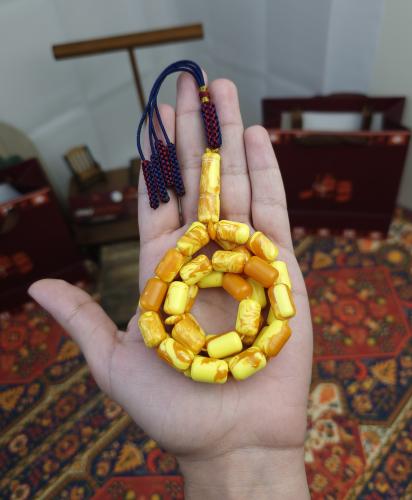 سبحة تراب كهرب بولندي كركوشة