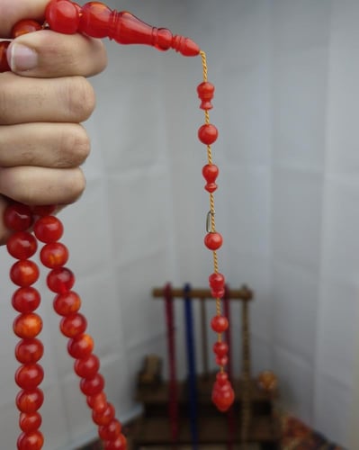 سبحة فاتوران جزري معرق تمليكة