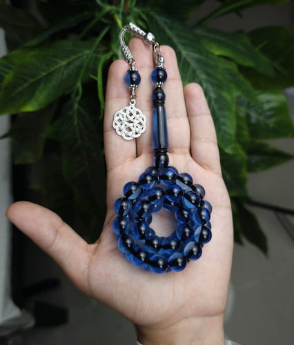 سبح بكلايت كحلي فخم